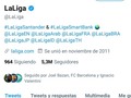La liga no está arreglada tío, la portada del twitter de LaLiga